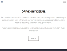 Tablet Screenshot of exclusivecarcare.co.uk